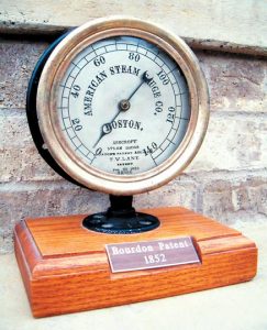 Antique American Steam Gauge Museum Image